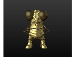 altın sinek heykeller 3d print model - Mito3D