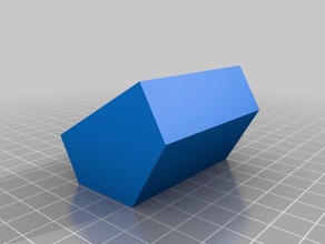 hex del coperchio della scatola di 50 marrone giocattolo & accessori gioco 18cz su misura 3d print model - Mito3D