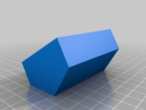hexagonal tapa de la caja 60 especial juguetes y accesorios juego 18cz personalizado 3d print model - Mito3D