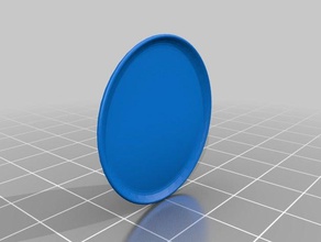 simple frisby toys & games 3d print model - Mito3D