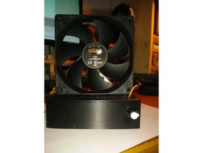souder ventilateur de 120mm l'électronique fan les fumées la soudure 3d print model - Mito3D