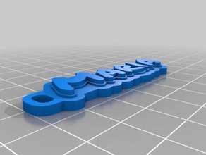 maria permanent-marker Schlüsselanhänger kundengebundene 3d print model - Mito3D
