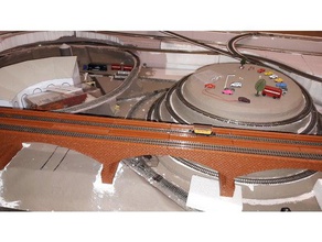 double track n scale bridge hobby 3d print model - Mito3D