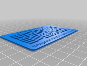 tarjeta presentacion emiliano poz işaretler ve logolar özelleştirilmiş 3d print model - Mito3D