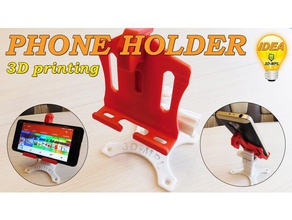 phone holder new mobile iphone stand smartphone tablet 3d print model - Mito3D