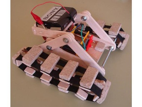 trator cadenas tela têxtil cadeia de veículos oruga banda rodagem 3d print model - Mito3D