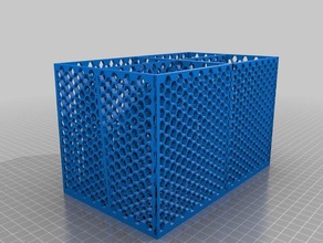 gitter box, Stift office box - Boxen Bleistift-Halter Stift-Halter 3d print model - Mito3D