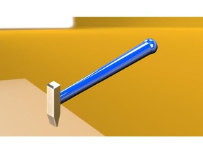 le marteau l'art des outils brasil martelo pena 3d print model - Mito3D