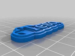 tesa llavero llaveros personalizado 3d print model - Mito3D