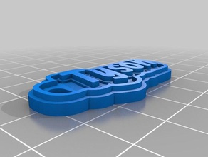 tyson trousseau de clés porte-clés personnalisé 3d print model - Mito3D