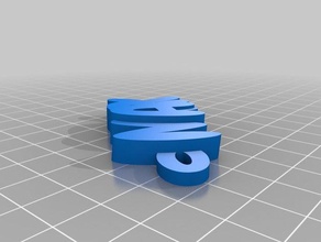 mark keychains customized 3d print model - Mito3D