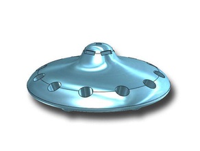 simufo gadgets disco voador interessante impressão pires ficção científica tefat ufo ovnis 3d print model - Mito3D