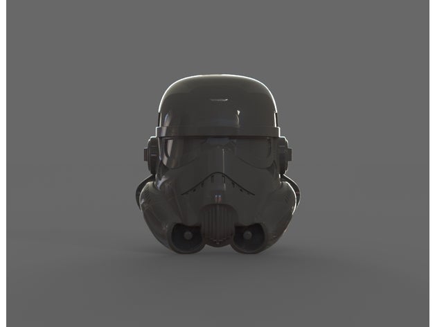 stormtrooper people figure head human starwar toy 3D print model - Mito3D