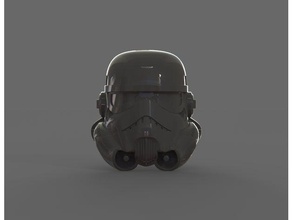 stormtrooper people figure head human starwar toy 3d print model - Mito3D