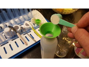 guide - funnel baby formula milk bottle kitchen & dining dr brown s 3d print model - Mito3D