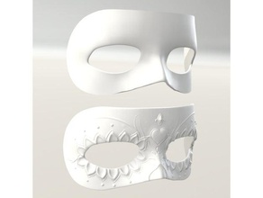 catrina mask - m scara costume dia muertos halloween 3d print model - Mito3D