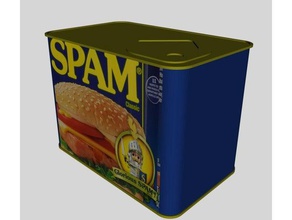 can spam scans & replicas shameless spammer 3d print model - Mito3D