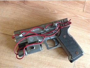 el destino celo vector modelos blaster cosplay de la pistola 3d print model - Mito3D