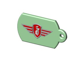 zundapp emblema chaveiro sinais e logotipos 3d print model - Mito3D