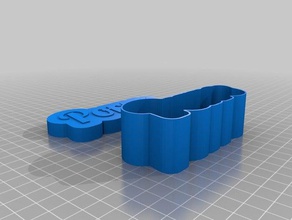 porro lobsterfont cuadro de texto juegos y juguetes personalizado 3d print model - Mito3D