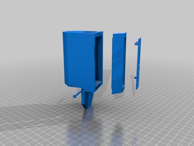 dna 75c mod tasarım 3d baskı kutusu ecig evolv 3D print model - Mito3D