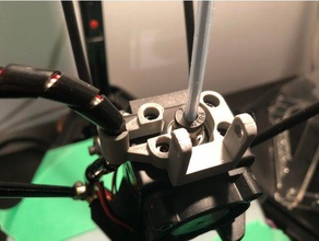 kossel segundo de soporte del ventilador cable combinado Impresora 3d las piezas anycubic el conducto montaje 3d print model - Mito3D