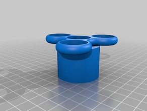 fidget giratório barril anexo brinquedo & acessórios para jogos 3d print model - Mito3D