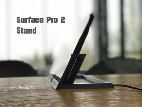 surface pro 2 stand de la tablette le 3d print model - Mito3D