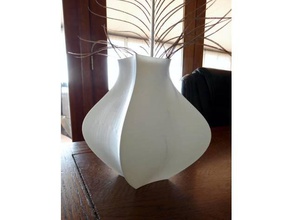 quadravase Skulpturen twisted vase 3d print model - Mito3D