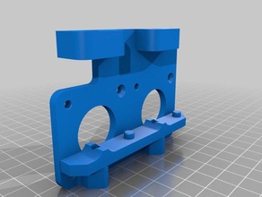 dual extruder bracket creality cr-10 3d printer extruders 3d print model - Mito3D