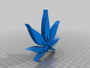 tokoyo pot de feuilles art 3d print model - Mito3D