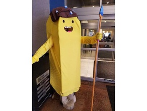 hora de aventura banana guarda peças do traje cosplay 3d print model - Mito3D