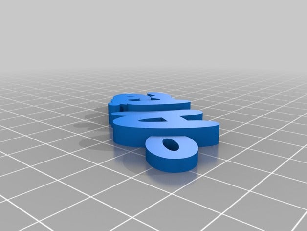 alice llaveros personalizado 3D print model - Mito3D