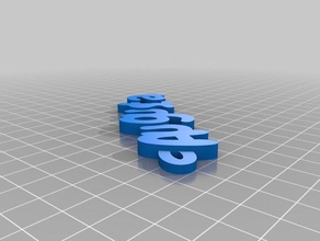 augusta keychains customized 3d print model - Mito3D