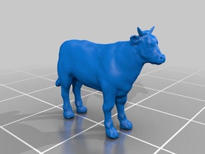 vaca animais 3d print model - Mito3D