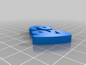 lea Schlüsselanhänger kundengebundene 3d print model - Mito3D
