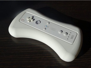 wiilmote pad roue de la télécommande wii les jeux vidéo mario kart volant direction 3d print model - Mito3D