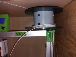 vertical filament holder rebel ii 3d printer accessories 3d print model - Mito3D