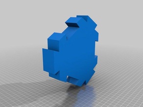 modular hexágono los contenedores simple 3d print model - Mito3D