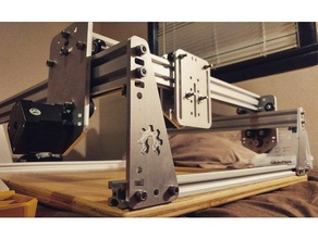 openbuilds acro remix - laser system plates wip robotics aluminum 3d print model - Mito3D