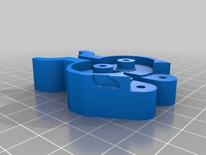 remix bowden geared extruder 3d printer parts 3d print model - Mito3D