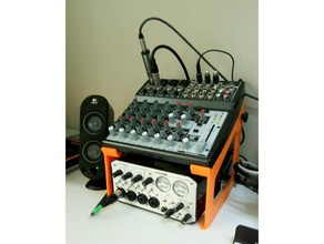 reposar la mezcla en el panel de grabadora música 3d print model - Mito3D