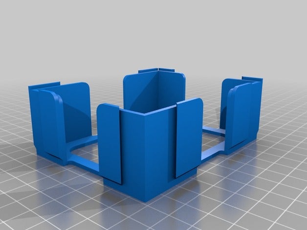 meine angepasste parametrische Stellwerk-Karten-Behälter-system Spielzeug & game Zubehör kundengebundene 3D print model - Mito3D
