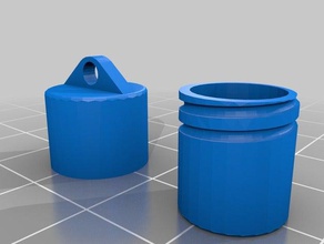 porta resistencias de gotejamento llavero vapeo 3d print model - Mito3D