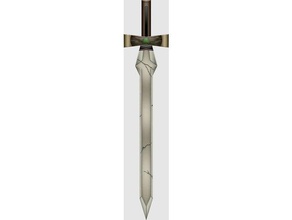 la légende de zelda twilight princess ombre l'épée le bricolage cosplay arme du jeu vidéo 3d print model - Mito3D