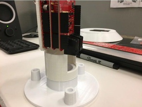 weather stack mount sparkfun redboard electronics arduino station 3d print model - Mito3D