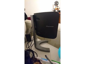 supporto per diffusori pioneer s-11 audio home cinema altoparlante speaker stand 3d print model - Mito3D