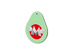 benzersiz Anahtarlık işaretler ve logolar 3d print model - Mito3D