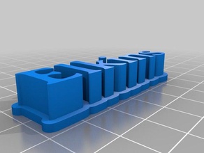 elkins de personalização do nome prato esculturas personalizado 3d print model - Mito3D