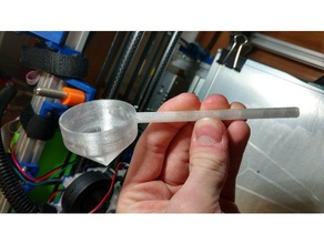 calibrado cucharada de café espresso cocina y comedor avintiquin el scoop 3d print model - Mito3D